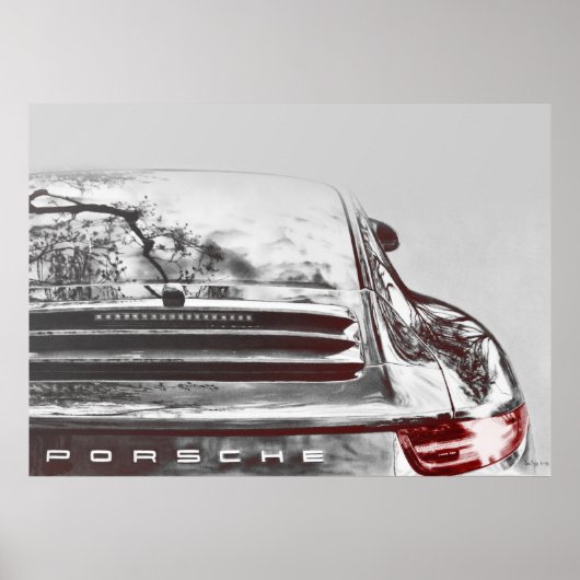 Poster Porsche (Devant)