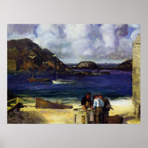 Poster Port à Monhegan - George Bellows - 1913