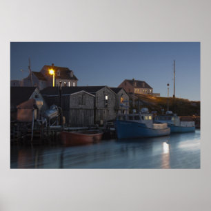 Poster Port à Peggy's Cove en beaux-arts