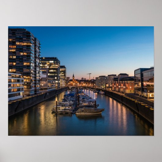 Poster Port Allemagne de Cologne (Devant)