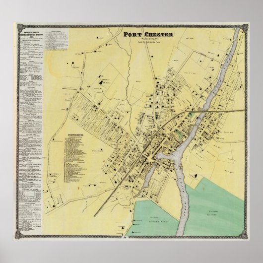 Poster Port Chester, NY (Devant)