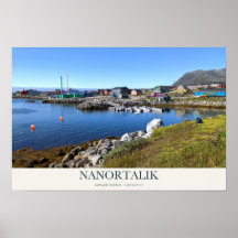 Port coloré de Nanortalik en été