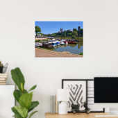 Poster Port d'Angers en France (Bureau à domicile)