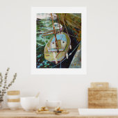 Poster port d'Audierne à marée basse (Cuisine)