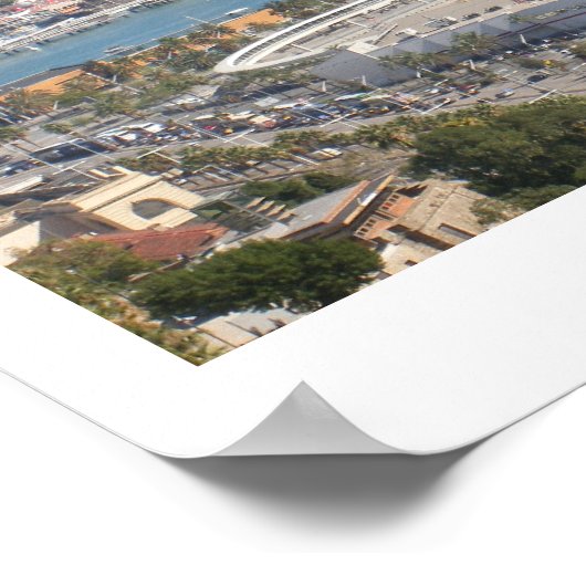 Poster Port de Barcelone (Coin)