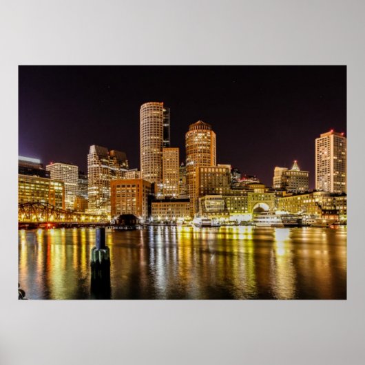 Poster Port de Boston (Devant)