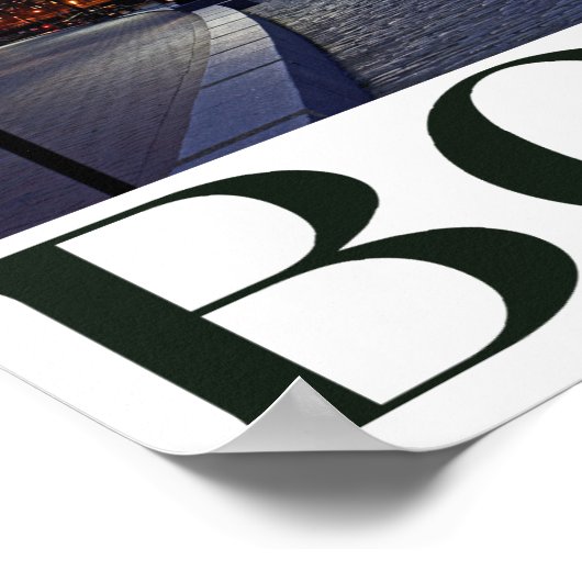 Poster Port de Boston (Coin)