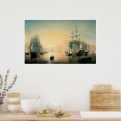 Poster Port de Boston, 1850-1855 (Cuisine)