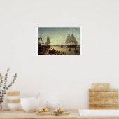 Poster Port de Boston par Constitution Wharf (Cuisine)