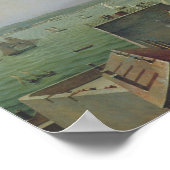 Poster Port de Cherbourg, 1822 (Coin)