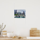 Poster Port de Chicago (Cuisine)