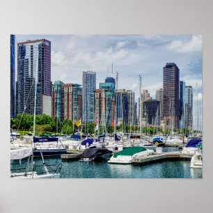 Poster Port de Chicago