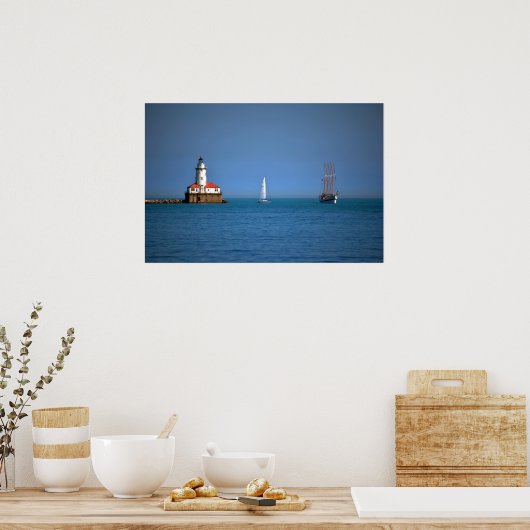 Poster Port de Chicago (Cuisine)