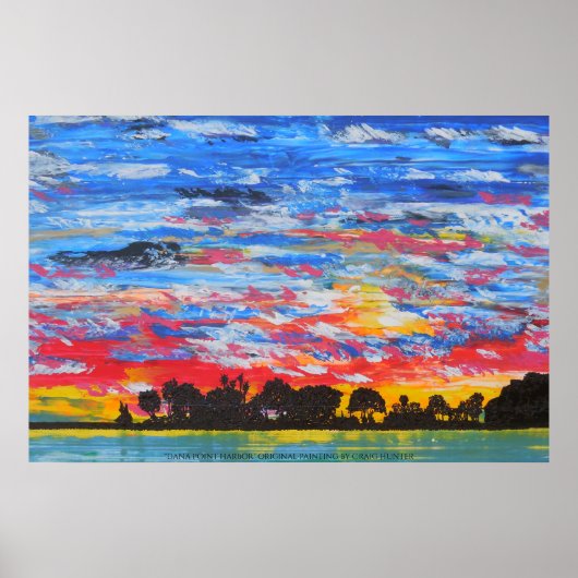 Poster "Port de Dana" (Devant)