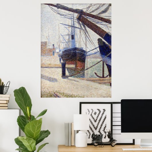 Poster Port de Honfleur (Bureau à domicile)