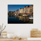 Poster Port de Honfleur, France (Cuisine)