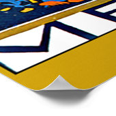 Poster Port de Menton France (Coin)