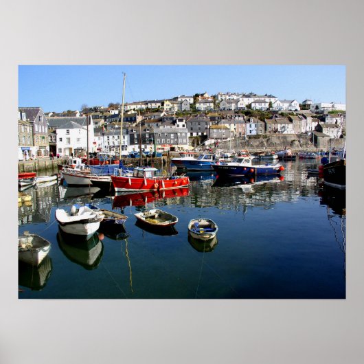 Poster Port de Mevagissey (Devant)