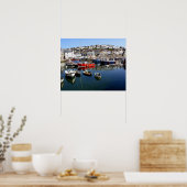 Poster port de Mevagissey (Cuisine)