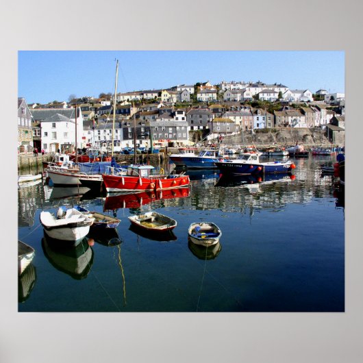 Poster port de Mevagissey (Devant)