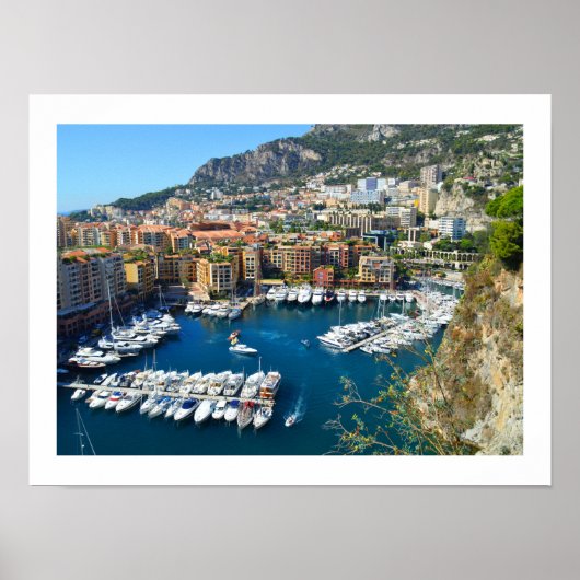 Poster Port de Monaco (Devant)