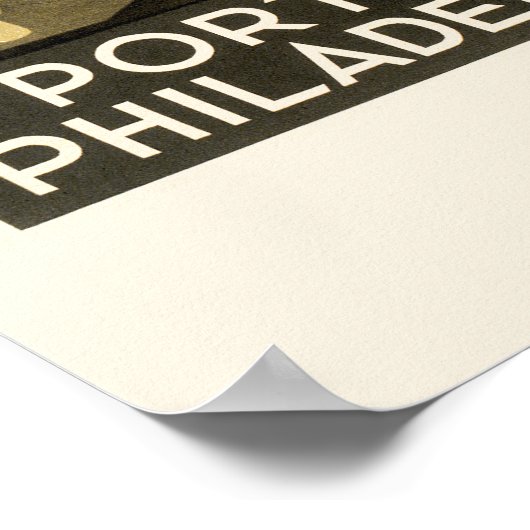 Poster Port de Philadelphie (Coin)