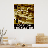 Poster Port de Philadelphie (Cuisine)