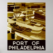 Poster Port de Philadelphie (Devant)
