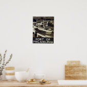 Poster Port de Philadelphie (Cuisine)