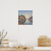 Poster Port de Pointillism (Cuisine)