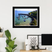 Poster Port de Portscatho, Cornouailles (Bureau à domicile)