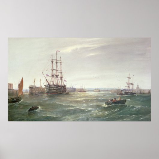 Poster Port de Portsmouth (Devant)