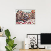 Poster Port de Riomaggiore - sur White.jpg (Bureau à domicile)
