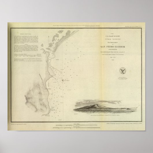 Poster Port de San Pedro, Californie (Devant)