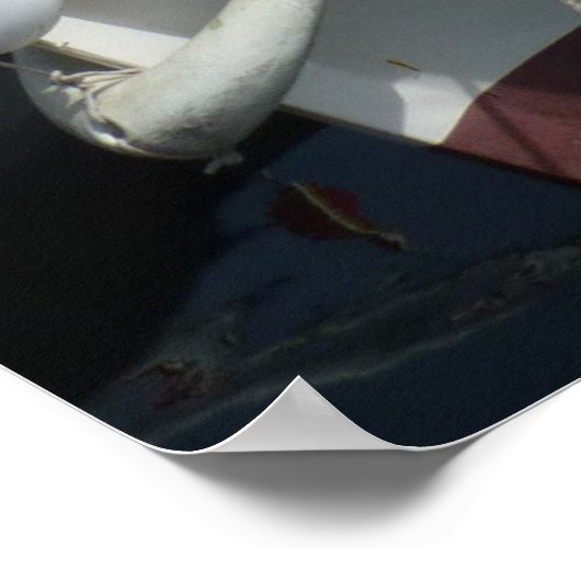 Poster port de Sanary (Coin)