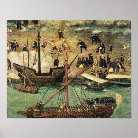 Poster Port de Séville, c.1590 (Devant)