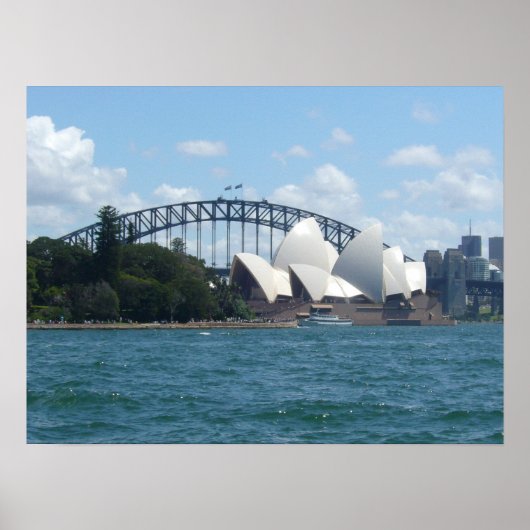 Poster port de sydney (Devant)