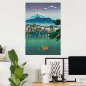 Poster Port de Tokaido Numazu par Tsuchiya Koitsu (Bureau à domicile)