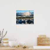 Poster Port de voiliers // Lac Dillon Colorado (Cuisine)