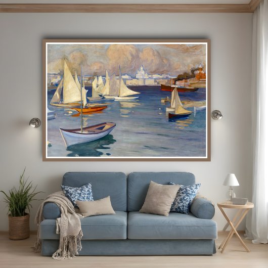 Poster Port d'Helsinki, Albert Edelfelt