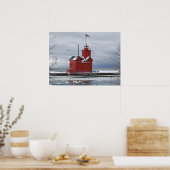 Poster Port d'hiver (Cuisine)