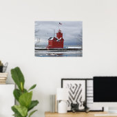 Poster Port d'hiver (Bureau à domicile)