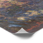 Poster Port-Domois, Belle-Isle (1887) par Claude Monet (Coin)