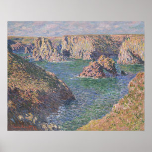 Poster Port-Domois, Belle-Isle (1887) par Claude Monet