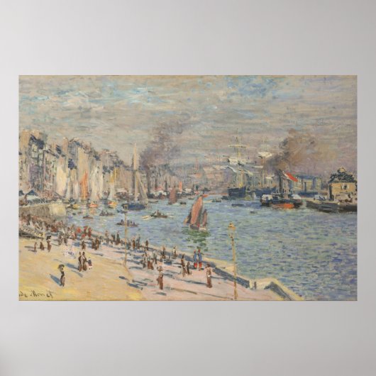 Poster Port du Havre | Paysage côtier (Devant)