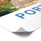 Poster Port Isaac Angleterre Imprimer (Coin)