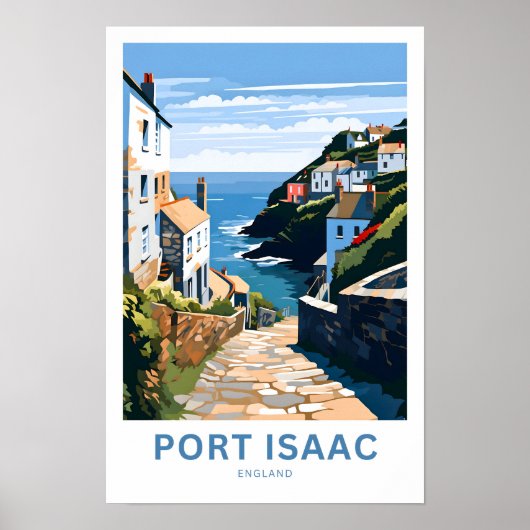 Poster Port Isaac Angleterre Imprimer (Devant)