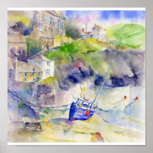 Poster Port Isaac les Cornouailles