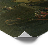 Poster Port maritime avec coucher de soleil (Coin)