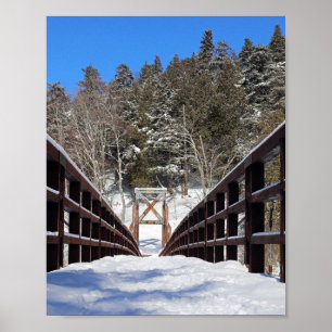 Poster Port noir de rivière, la péninsule supérieure du